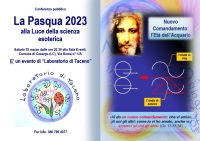 A CASARGO CONFERENZA SULLA &quot;PASQUA 2023 ALLA LUCE DELLA SCIENZA ESOTERICA&quot;