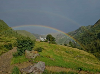Arcobaleno in Val Biandino