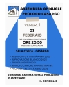 VENERDI&#039; ASSEMBLEA DELLA PRO LOCO CASARGO