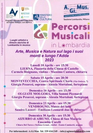 DOMENICA 23 APRILE APPUNTAMENTO MUSICALE AL MUSEO DEL LATTE DELLA MUGGIASCA